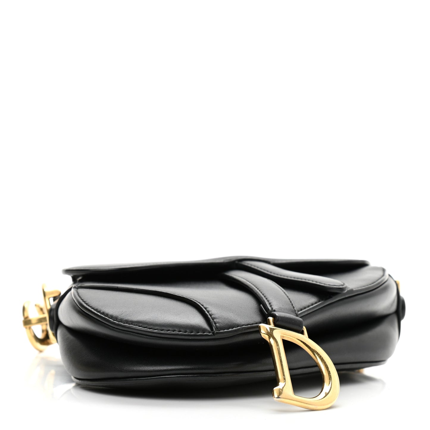 Calfskin Saddle Bag Black