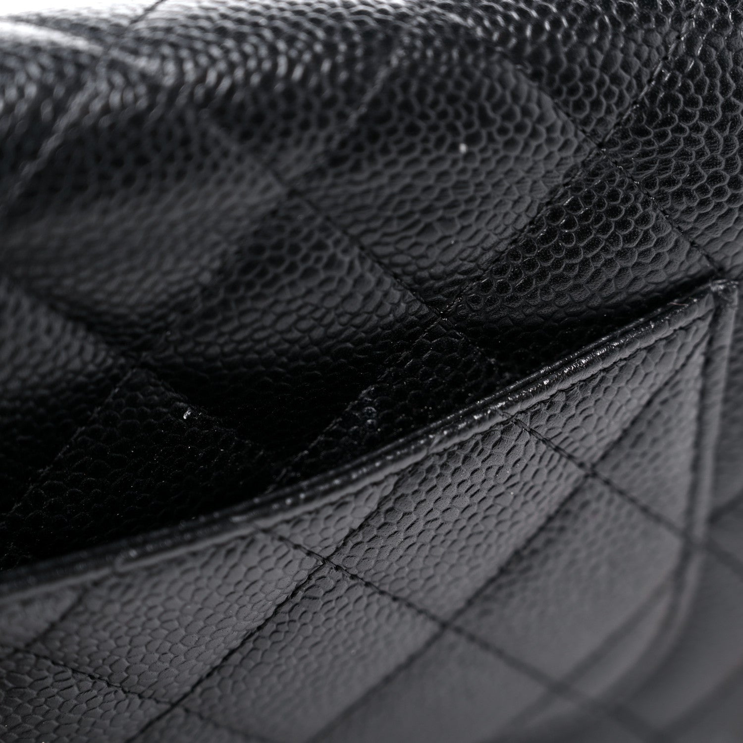 Chanel Caviar Quilted Wallet On Chain WOC Black 16 of 17
