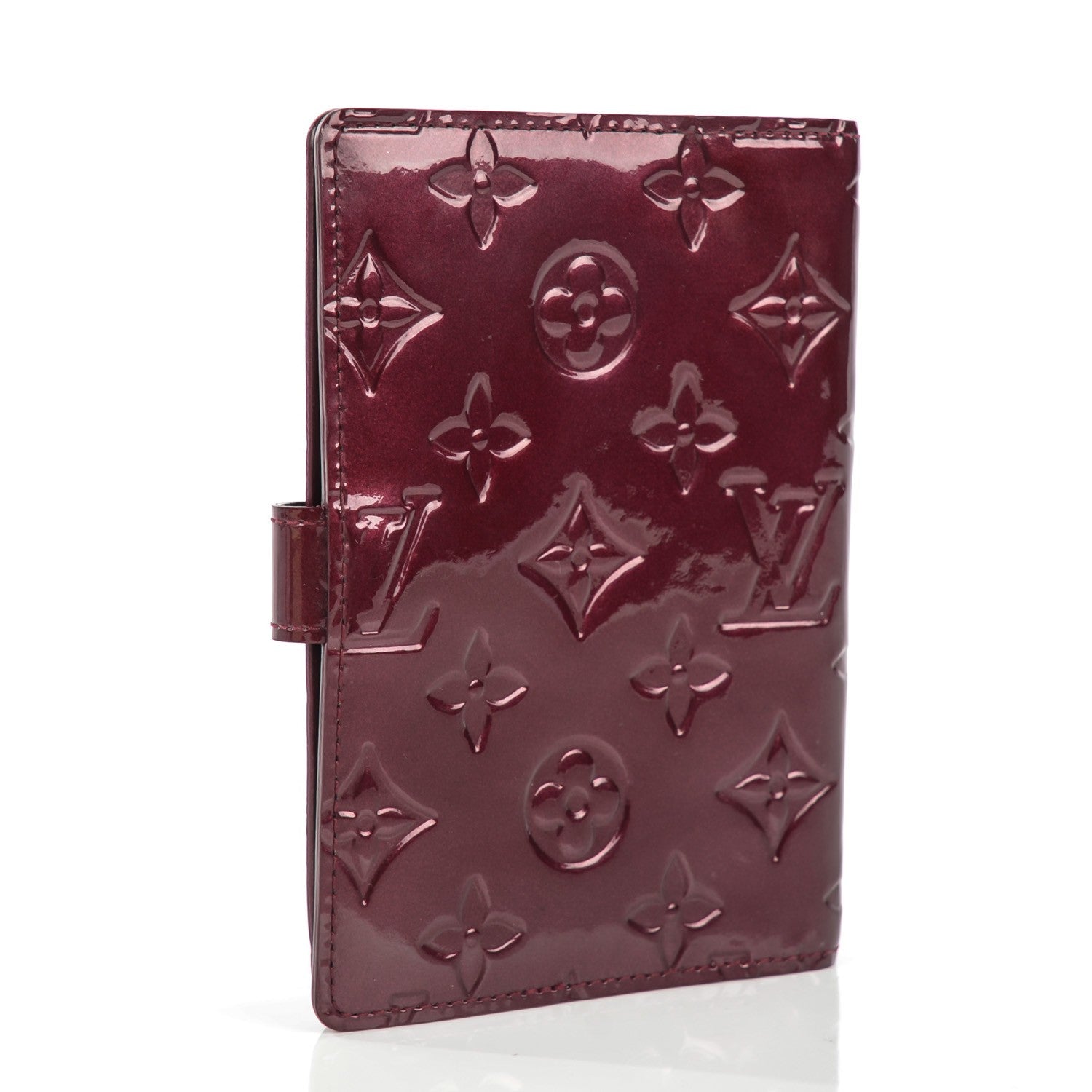 Louis Vuitton Vernis Small Ring Agenda Cover Rouge Fauviste 3 of 8
