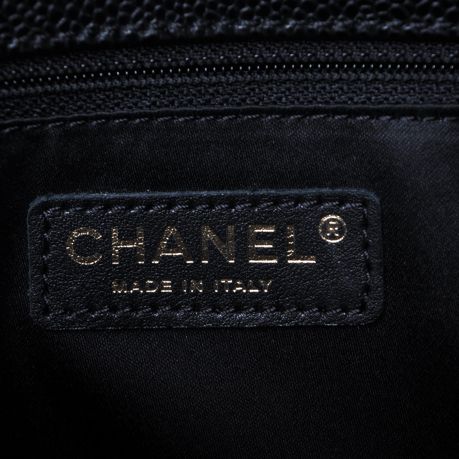 Chanel Caviar Quilted Grand Shopping Tote GST Black 6 of 7