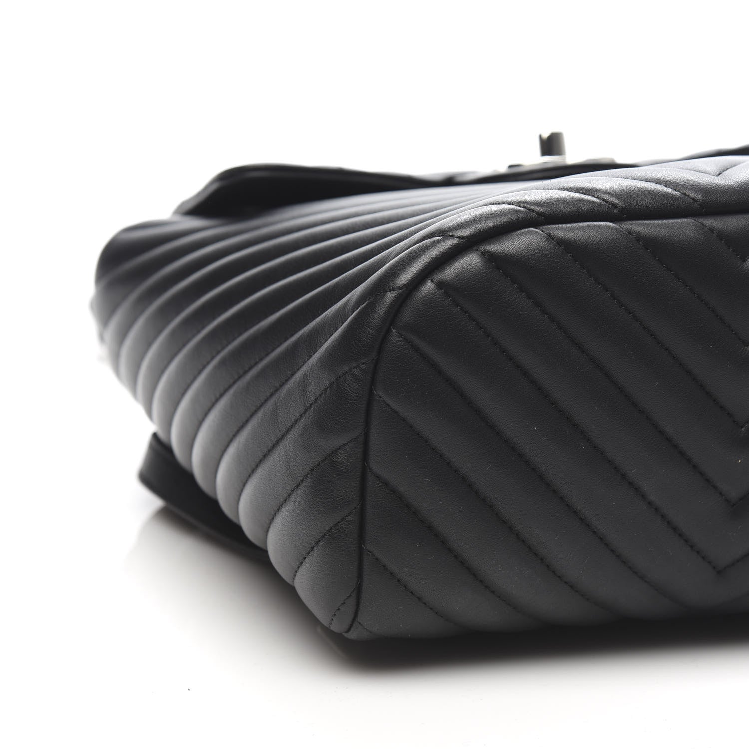 Chanel Lambskin Chevron Quilted Small Urban Spirit Backpack Black 7 of 9