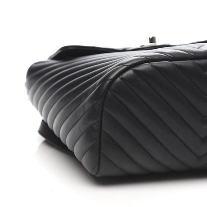 Chanel Lambskin Chevron Quilted Small Urban Spirit Backpack Black 7 of 9