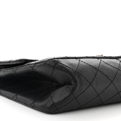 Chanel Aged Calfskin Quilted 2.55 Reissue 226 Black 9 of 10