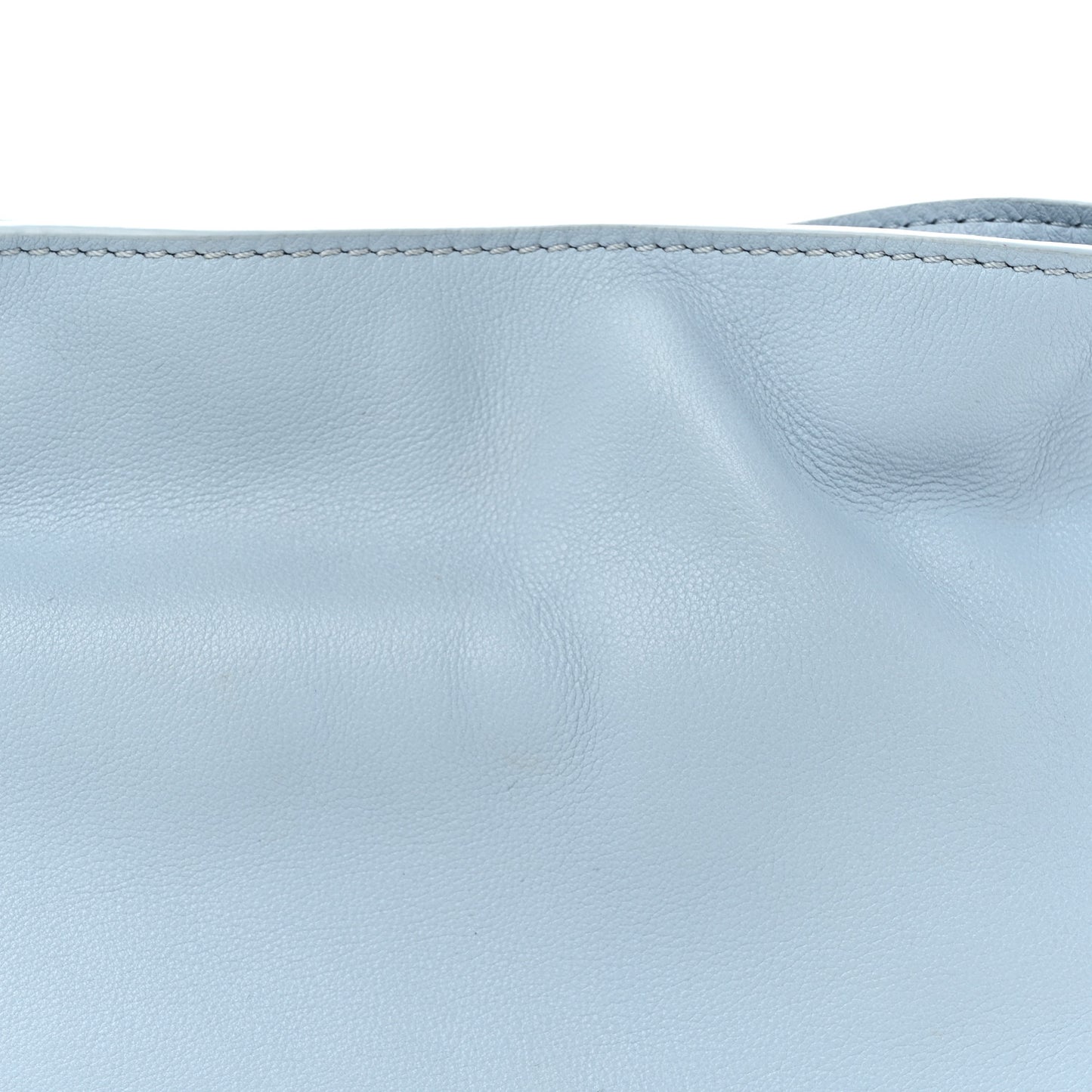 Nappa Flamenco Mini  Knot Bag Dusty Blue