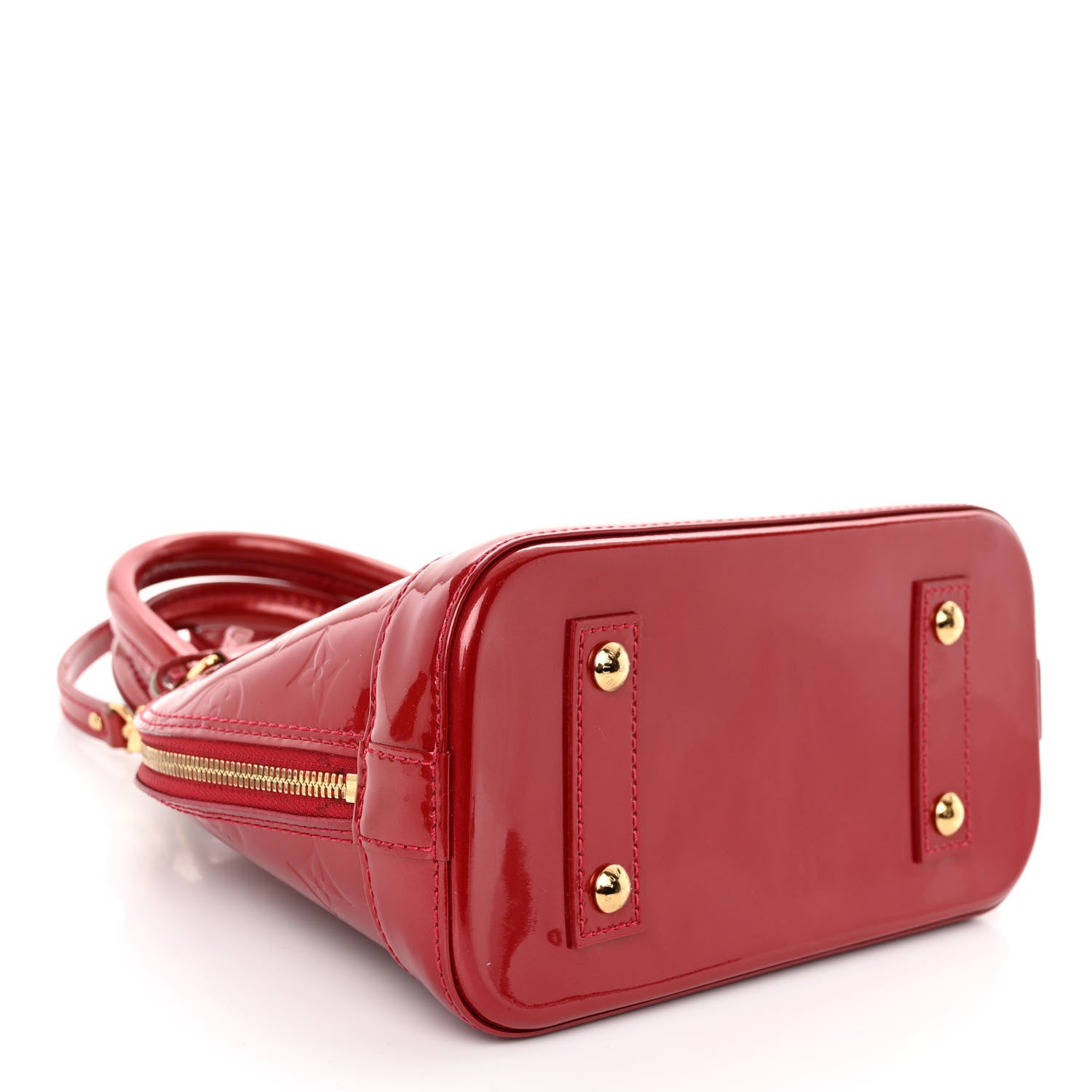 Louis Vuitton Vernis Alma BB Cherry 4 of 9