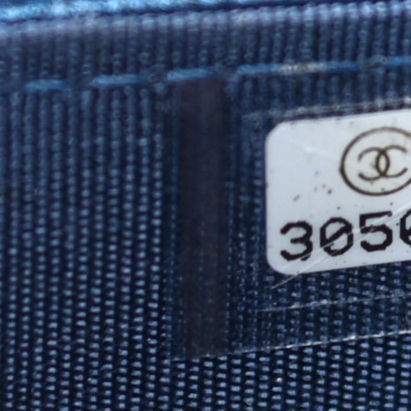 Chanel Metallic Lambskin Quilted Boy Flap Card Holder Blue 8 of 12