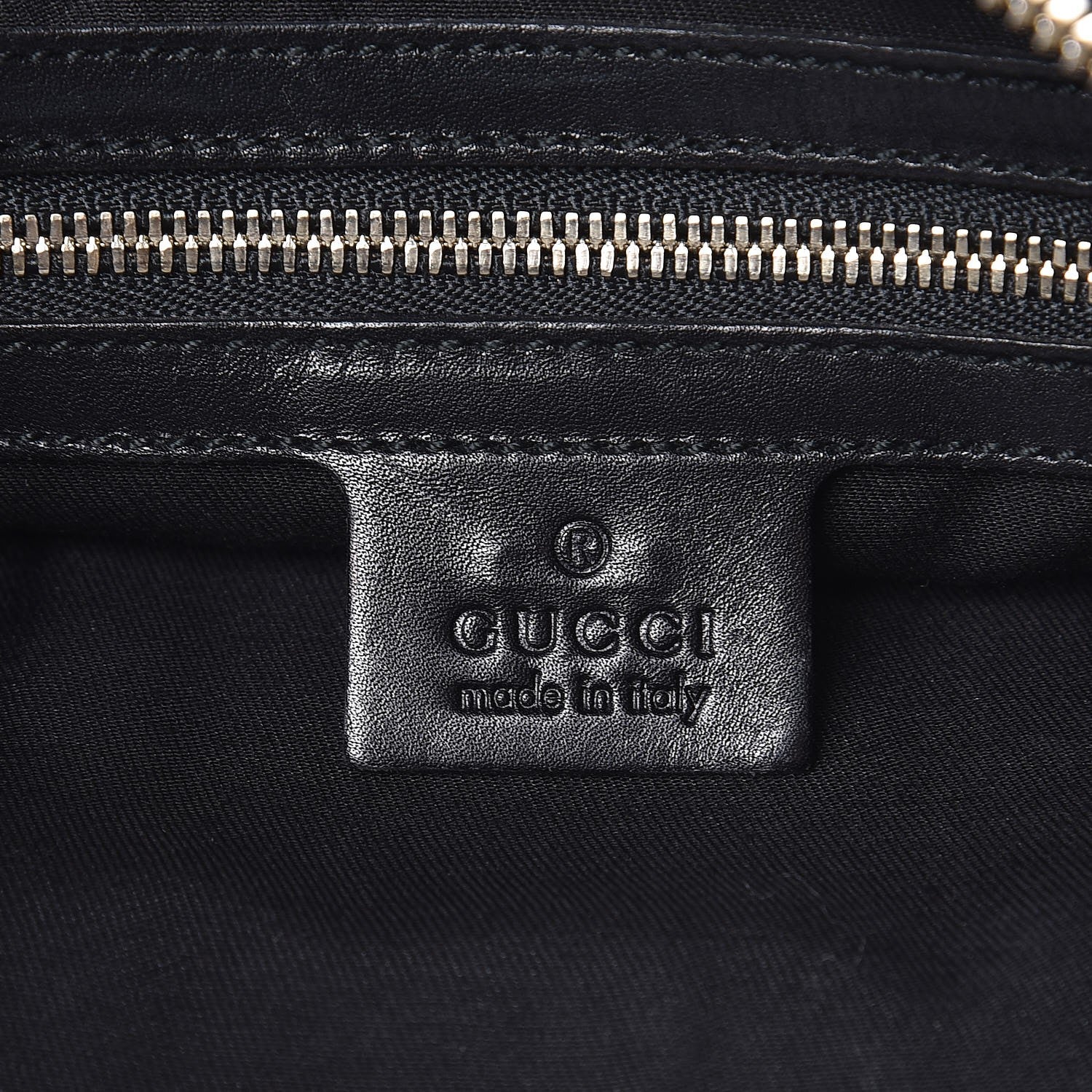 Gucci Monogram Web GG Reins Hobo Black 6 of 7