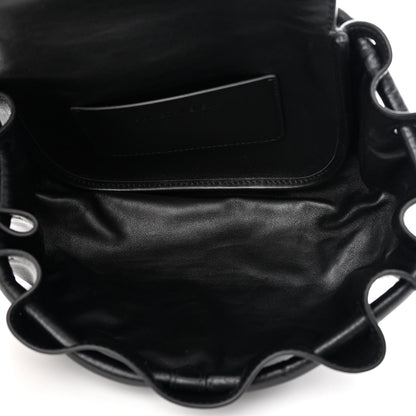 Bottega Veneta Lambskin Small Beak Triangle Flap Shoulder Bag Black 4 of 12