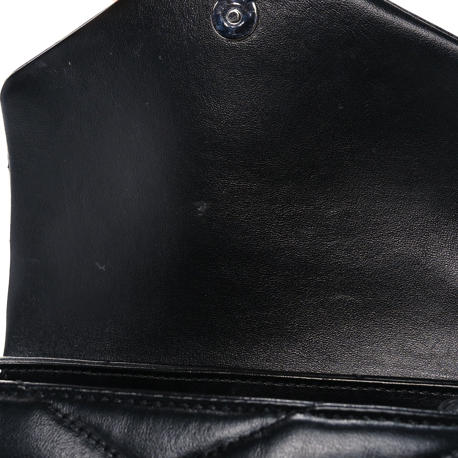 Saint Laurent Calfskin Y Quilted Monogram Toy Loulou Crossbody Bag Black 10 of 12