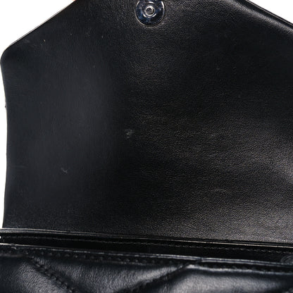Saint Laurent Calfskin Y Quilted Monogram Toy Loulou Crossbody Bag Black 10 of 12