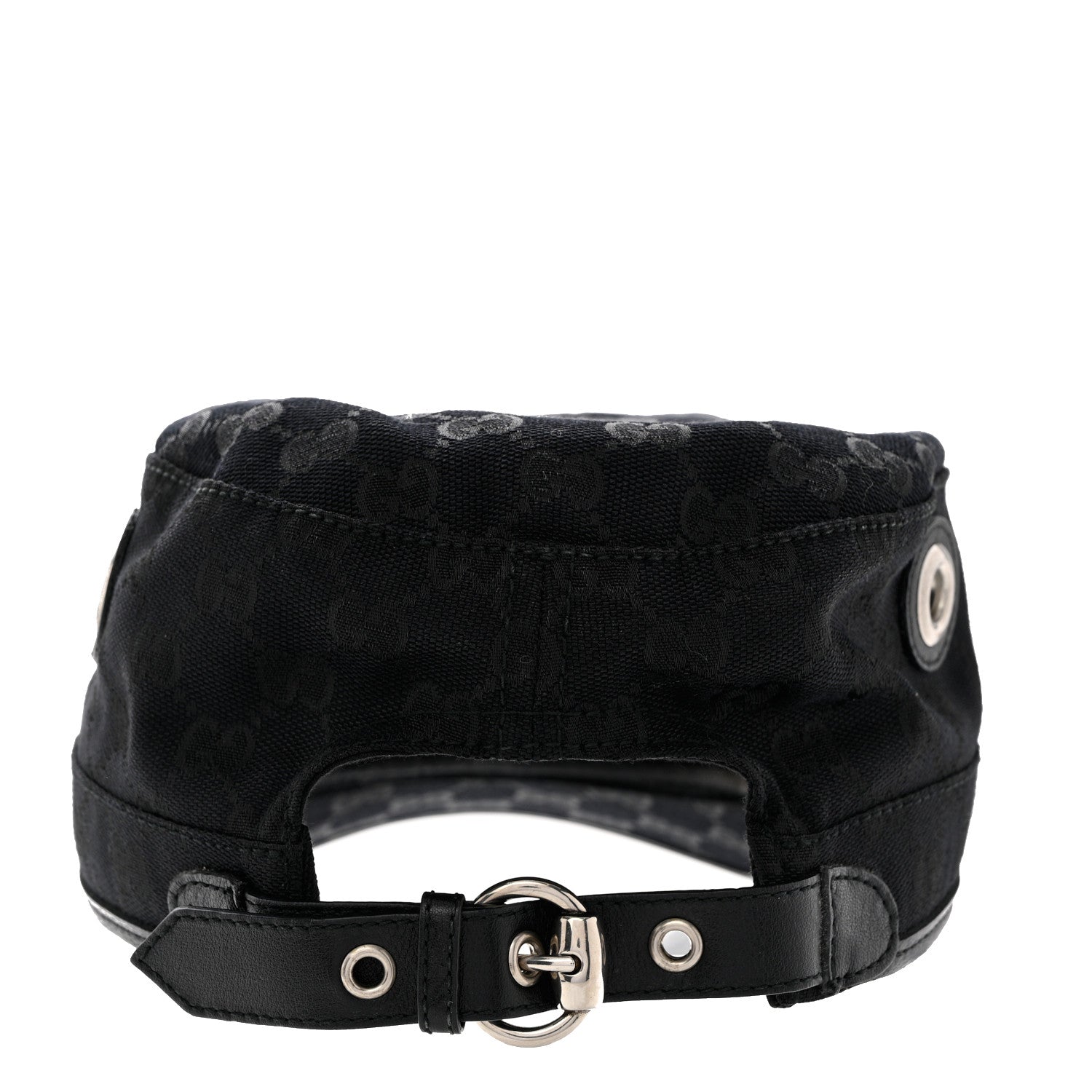 Gucci Monogram Canvas Military Hat L Black 5 of 9
