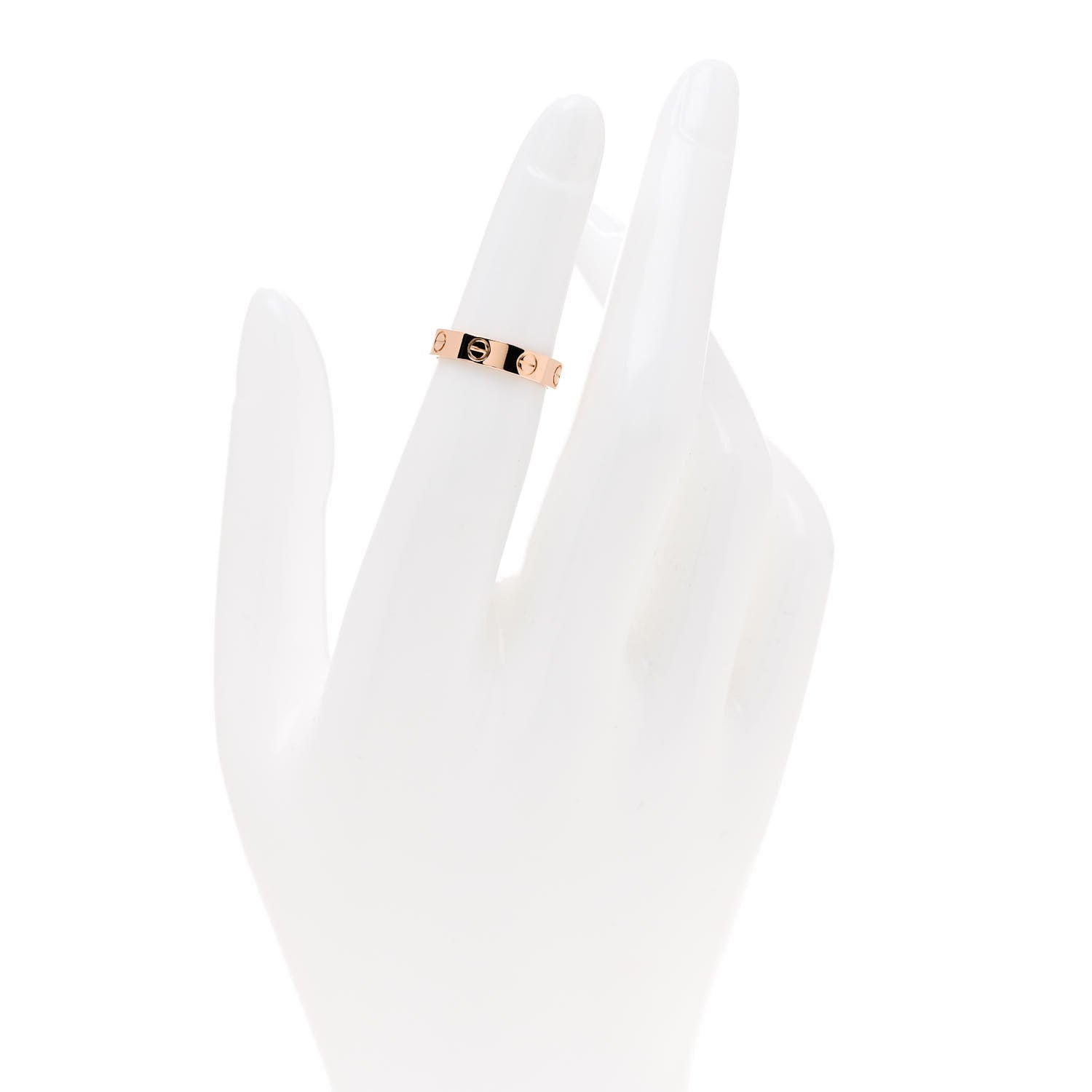 Cartier 18K Pink Gold 3.5mm LOVE Wedding Band Ring 47 4 2 of 5