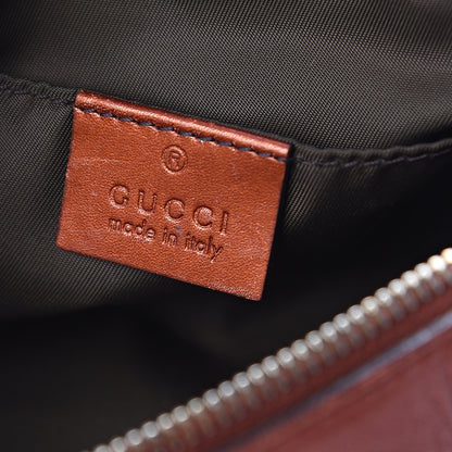Gucci Metallic Microguccissima GG Cosmetic Case Burnt Orange 5 of 5