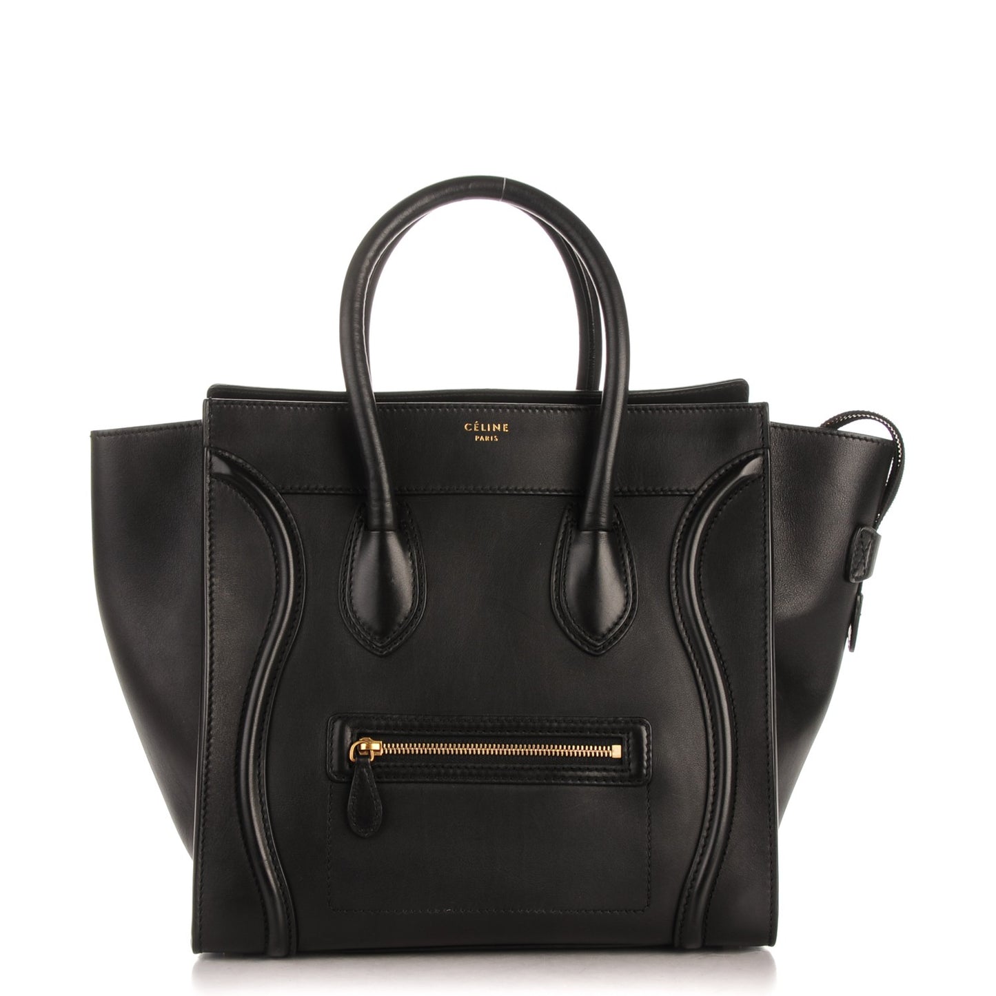 Smooth Calfskin Mini Luggage Black