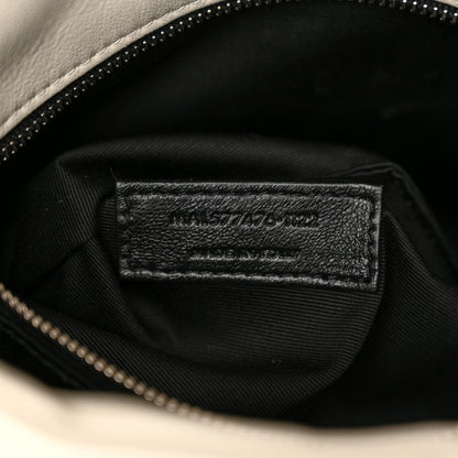 Saint Laurent Lambskin Quilted Small Loulou Puffer Monogram Chain Satchel Blanc Vintage 7 of 10