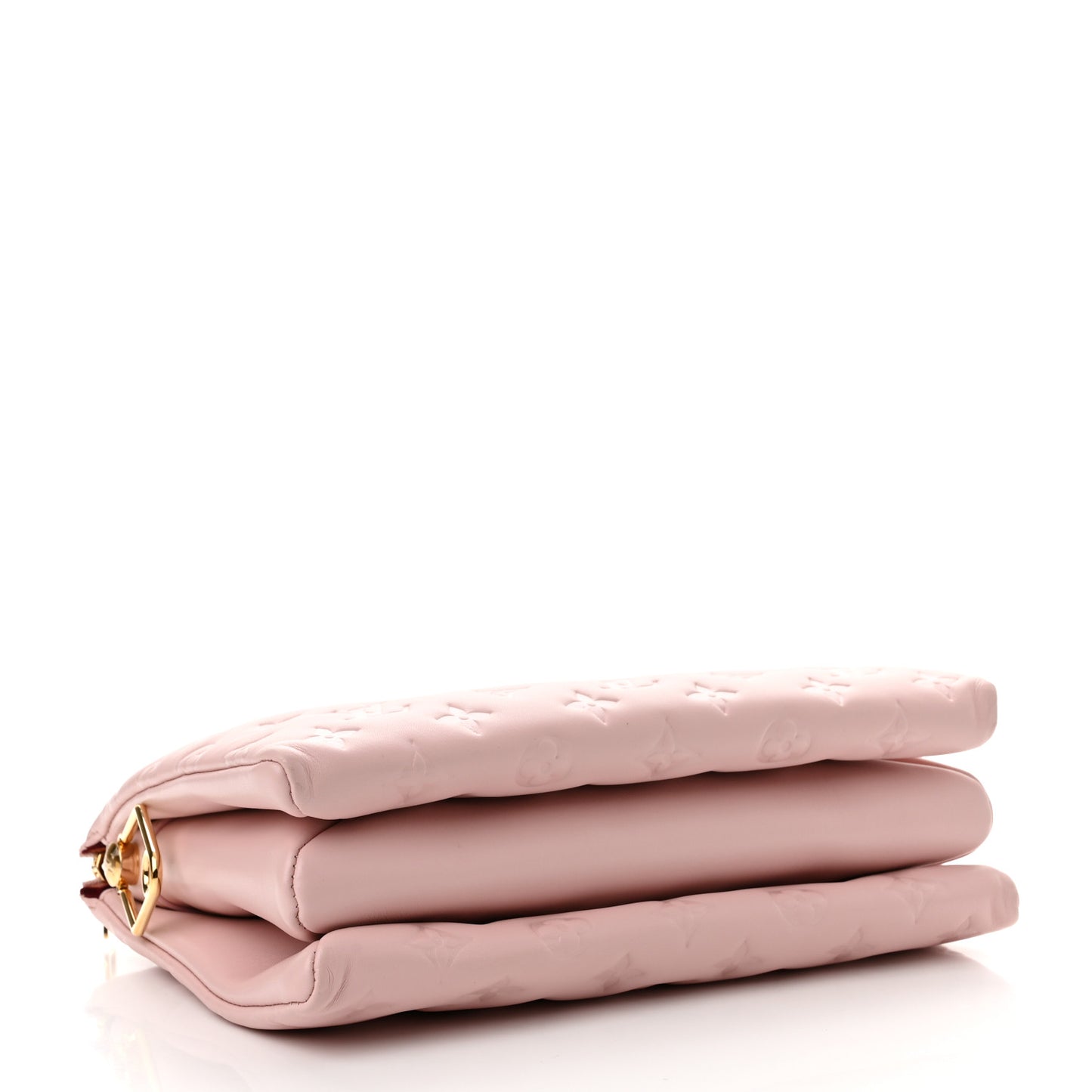 Lambskin Embossed Monogram Coussin PM Rose