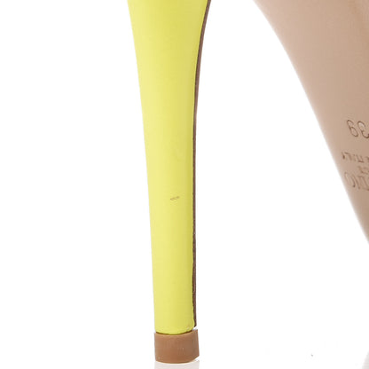 Valentino Garavani Nappa Rockstud Ankle Strap 100mm Pumps 39 Naples 39 Yellow Poudre 9 of 9