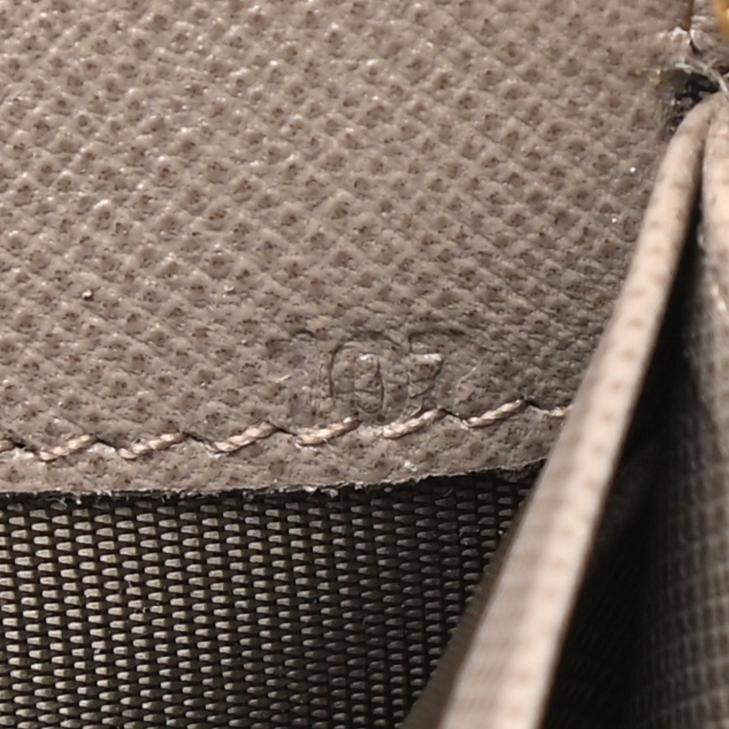 Saffiano Quilted Zip Around Wallet Argilla