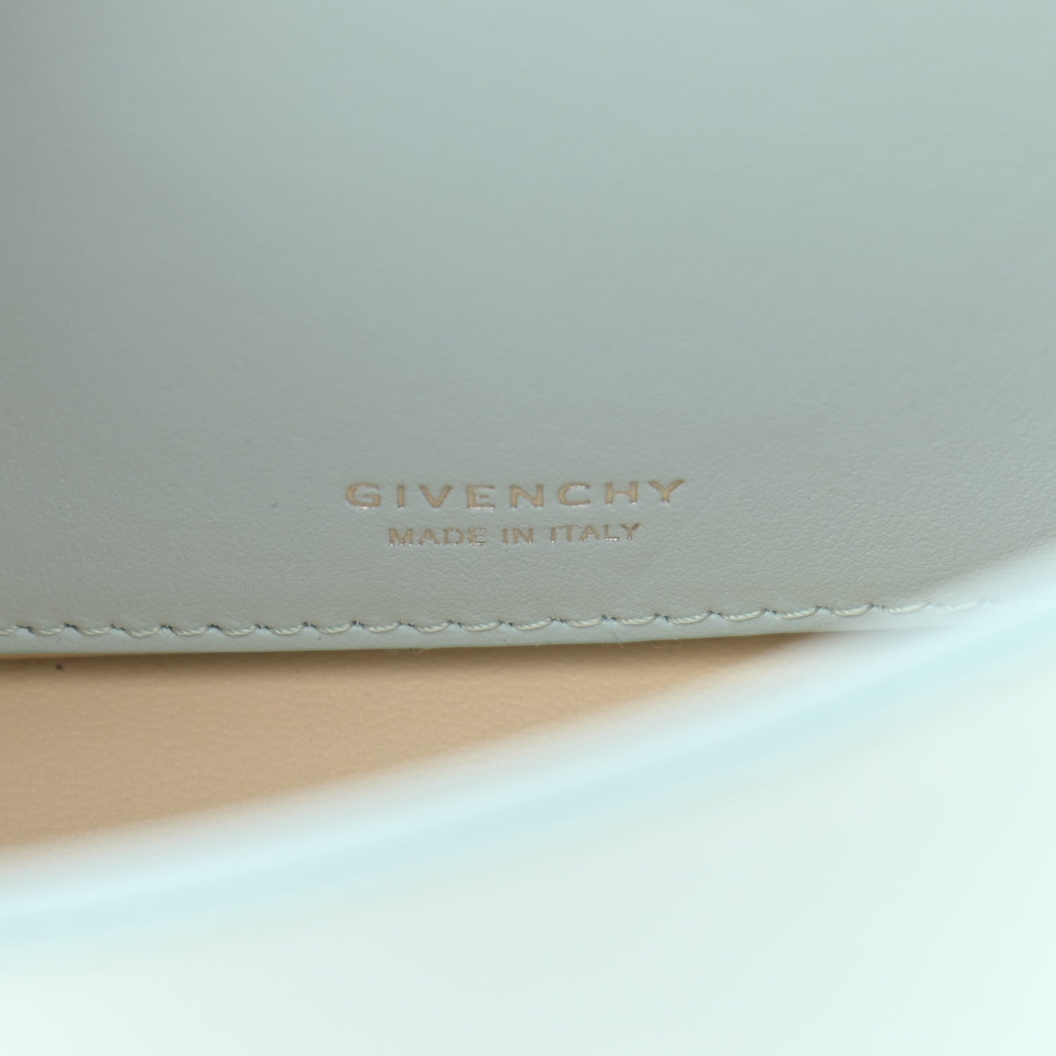 Givenchy Patent Textured Goatskin Mini 4G Crossbody Sky Blue 6 of 11