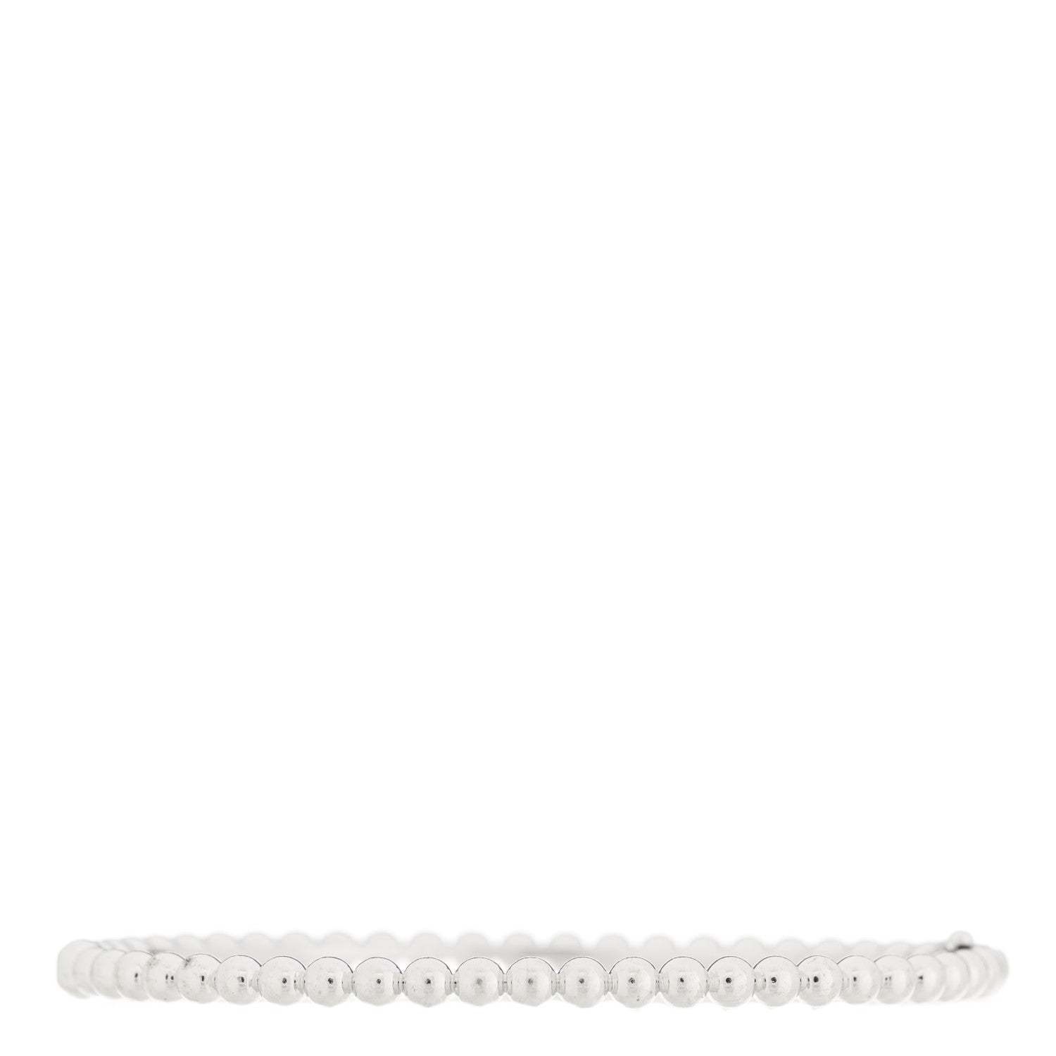 Van Cleef & Arpels 18K White Gold Perlee Pearls of Gold Bracelet S 1 of 9