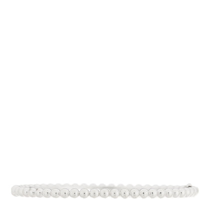 Van Cleef & Arpels 18K White Gold Perlee Pearls of Gold Bracelet S 1 of 9