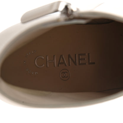 Chanel Calfskin Short Boots 40 White 8 of 12