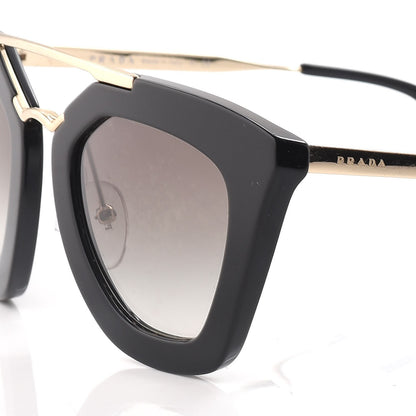 Prada Acetate Cinema Sunglasses SPR 09Q Black 7 of 9