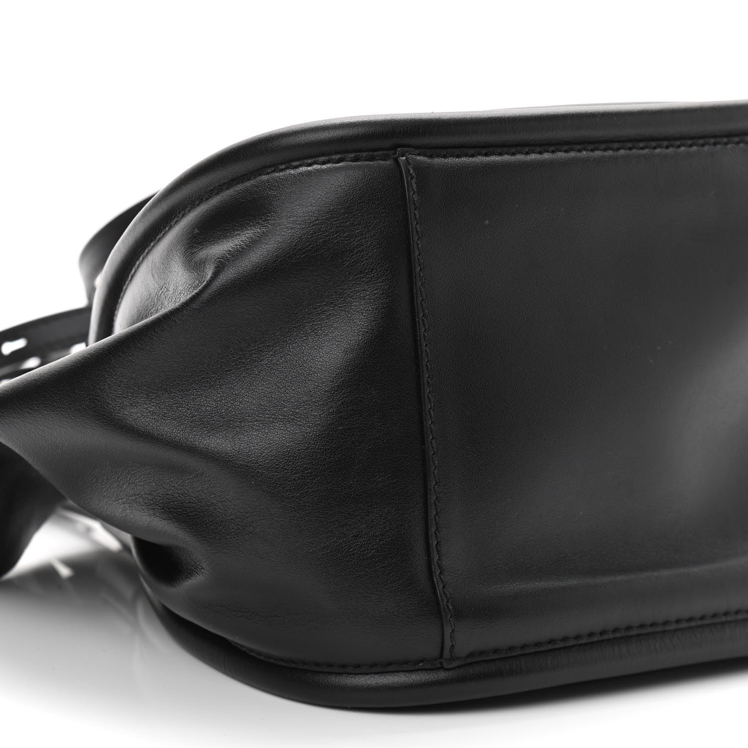 Proenza Schouler Calfskin Small Ruched Tote Black 9 of 10