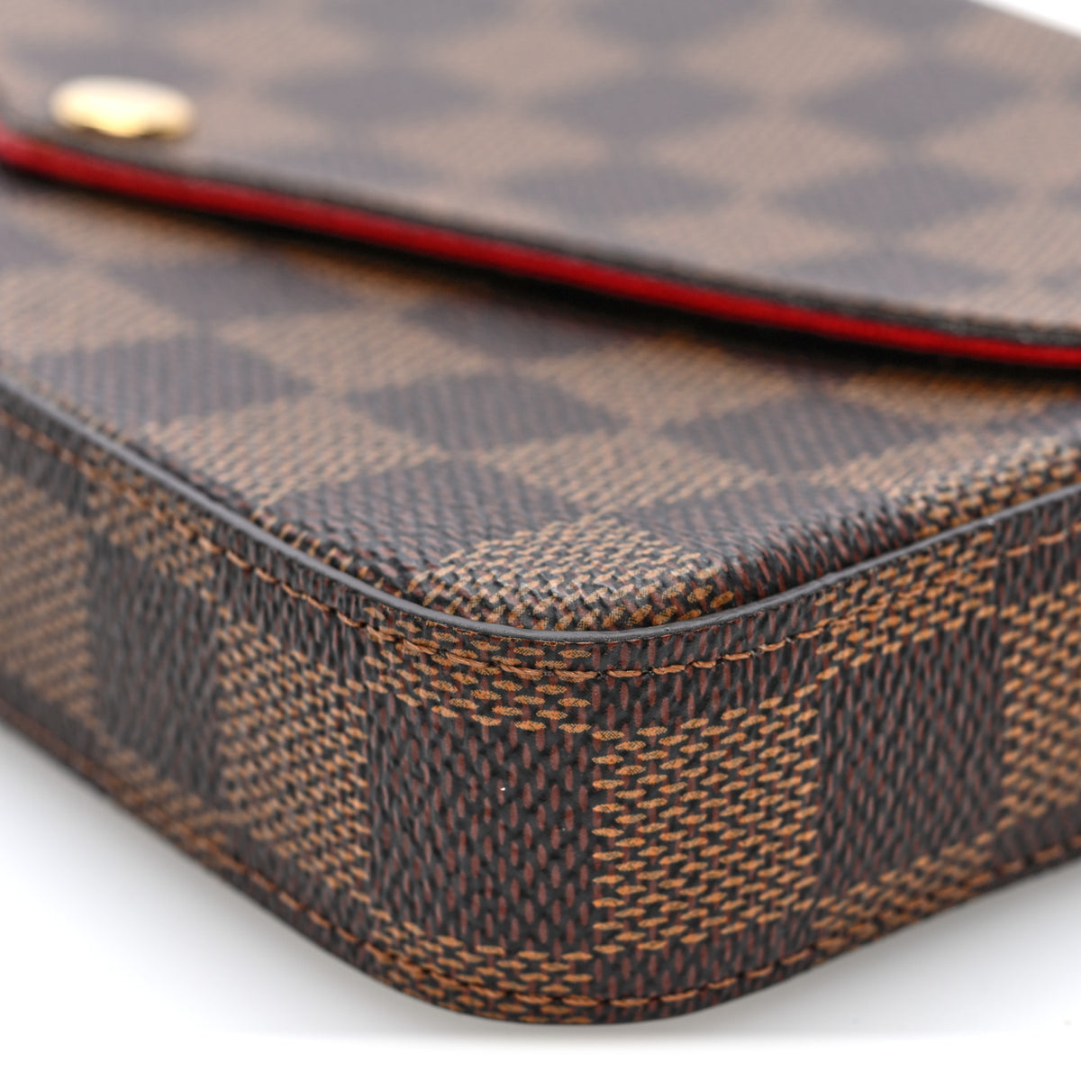 Damier Ebene Pochette Felicie Chain Wallet