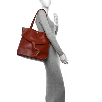 Chloe Calfskin Judy East West Tote Brown 2 of 10