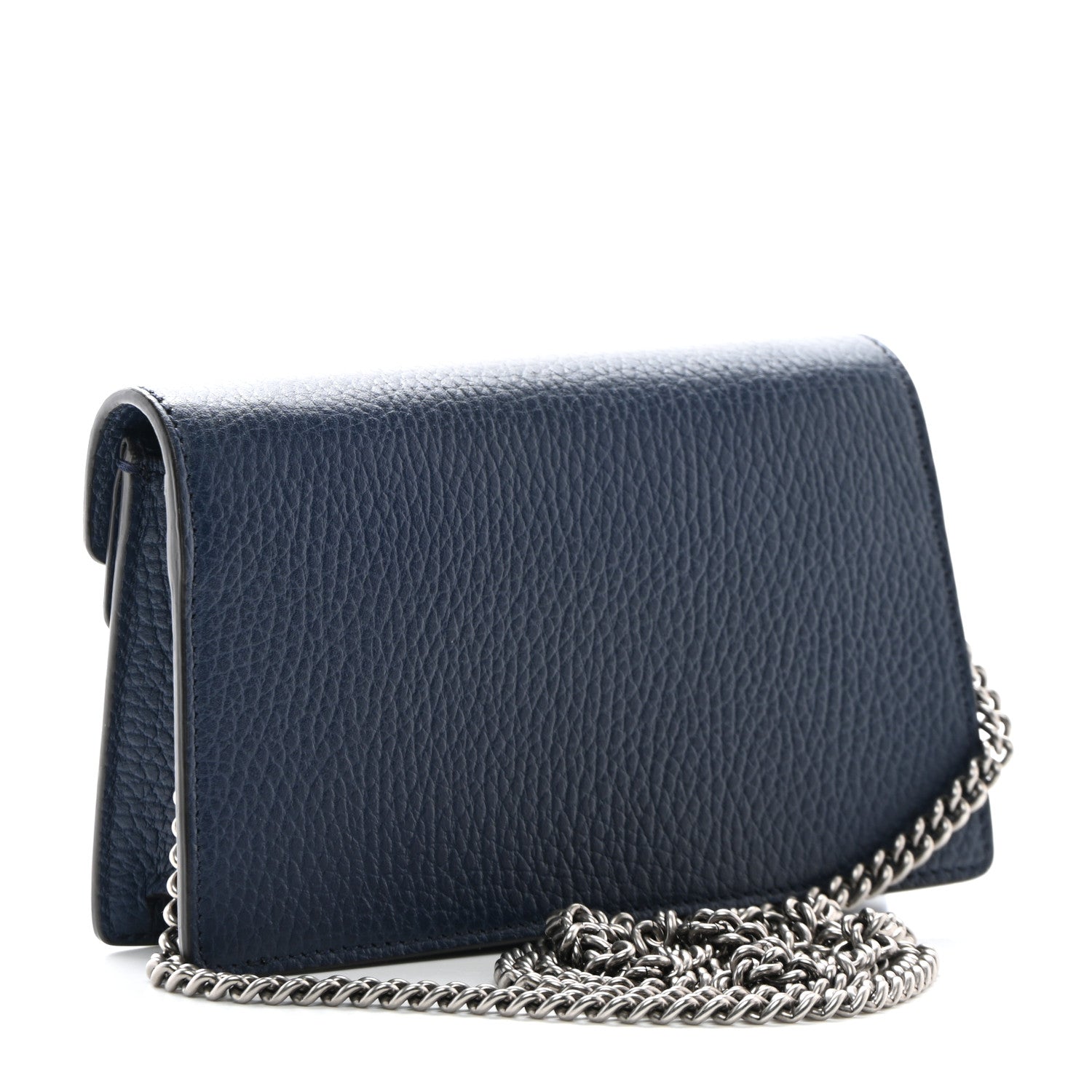 Gucci Dollar Calfskin Crystal Super Mini Dionysus Shoulder Bag Blue Agata Black Diamond 3 of 9