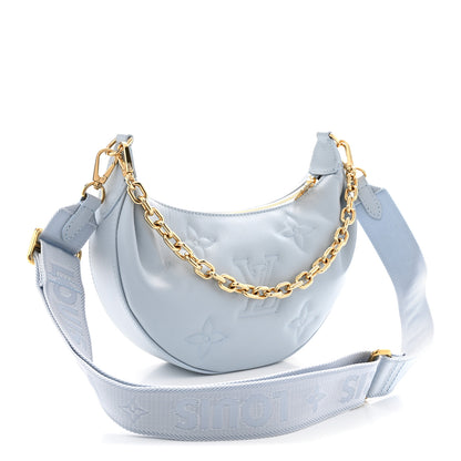 Louis Vuitton Calfskin Bubblegram Over The Moon Ice Blue 3 of 10