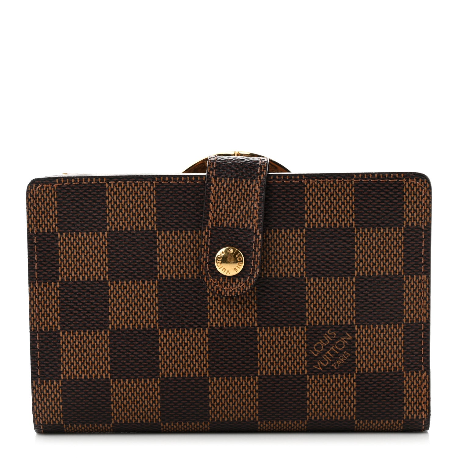 Louis Vuitton Damier Ebene French Purse Wallet 1 of 6