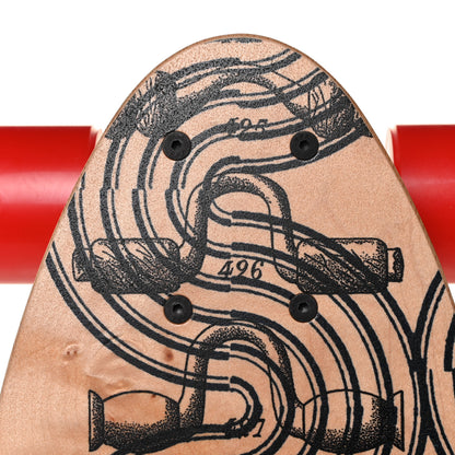 Hermes Vosges Maple Beech Wood Manufacture de Boucleries Skateboard 6 of 10