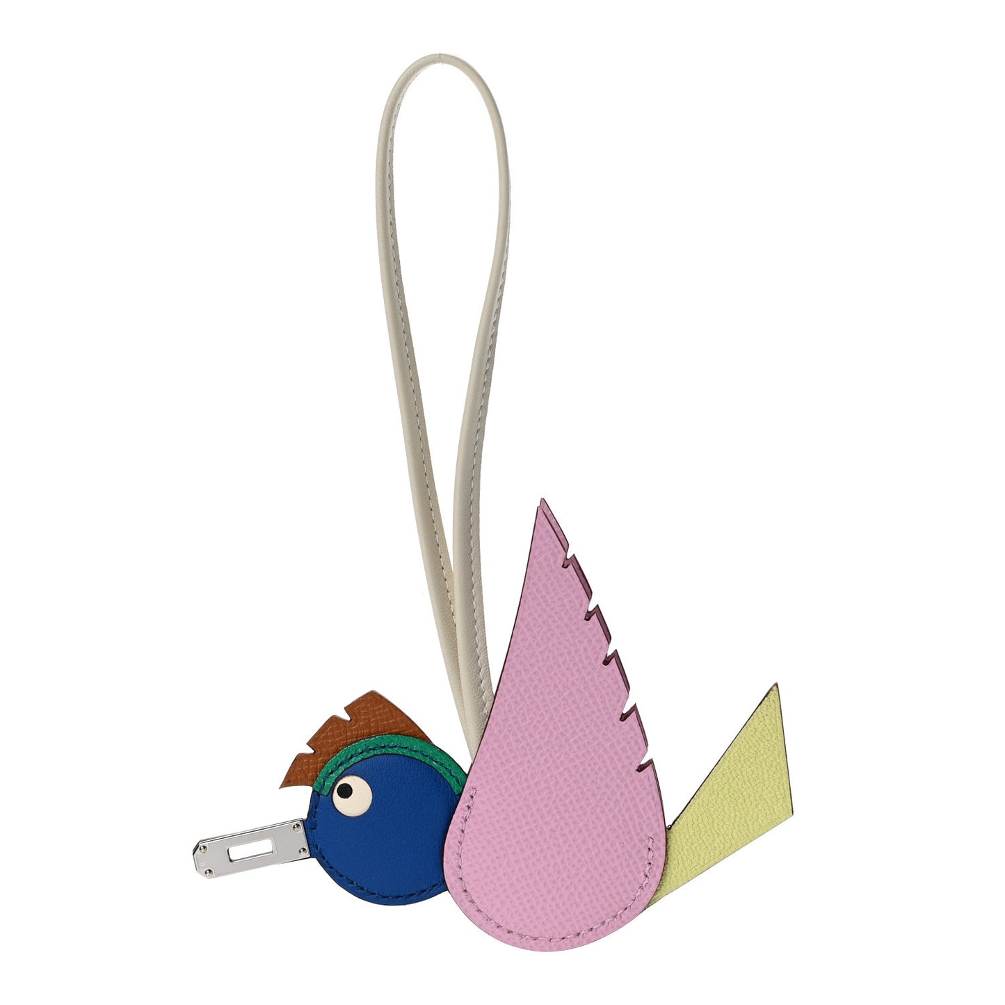Epsom Swift Chevre Mysore Birdy Bag Charm Mauve Sylvestre Jaune Bourgeon Bleu De France Menthe Gold Craie