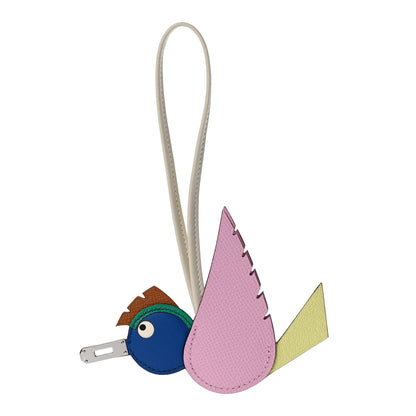 Hermes Epsom Swift Chevre Mysore Birdy Bag Charm Mauve Sylvestre Jaune Bourgeon Bleu De France Menthe Gold Craie 1 of 5