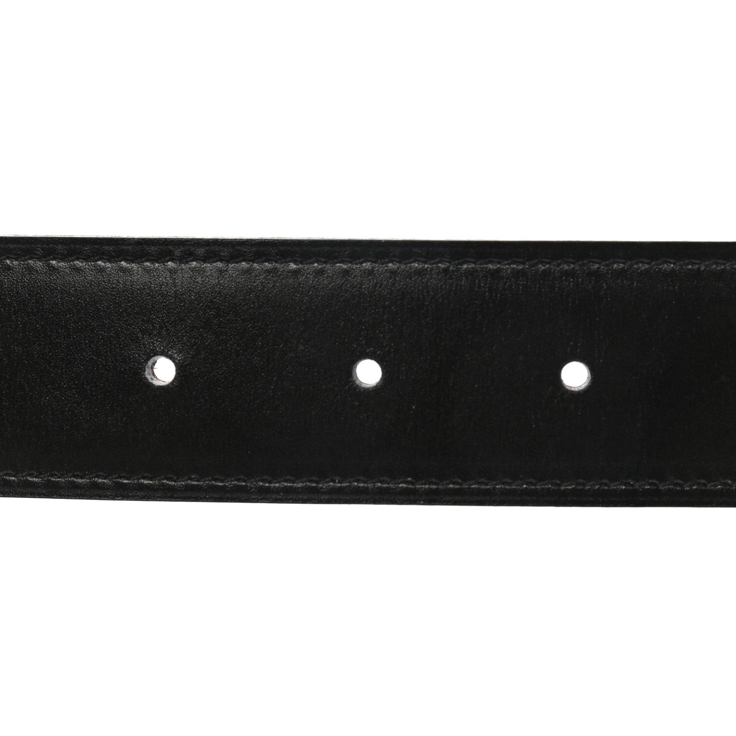 Hermes Swift Togo 32mm H Belt 85 Black Gold 3 of 5