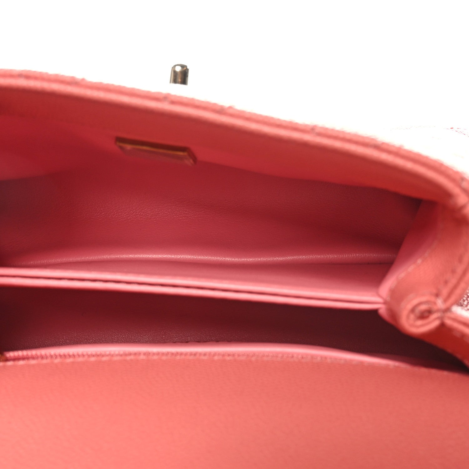 Chanel Caviar Quilted Extra Mini Coco Handle Flap Pink 5 of 10