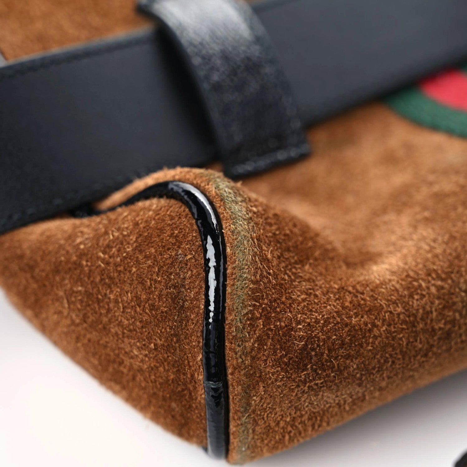 Gucci Suede Small Ophidia Belt Bag 75 30 Brown 10 of 11