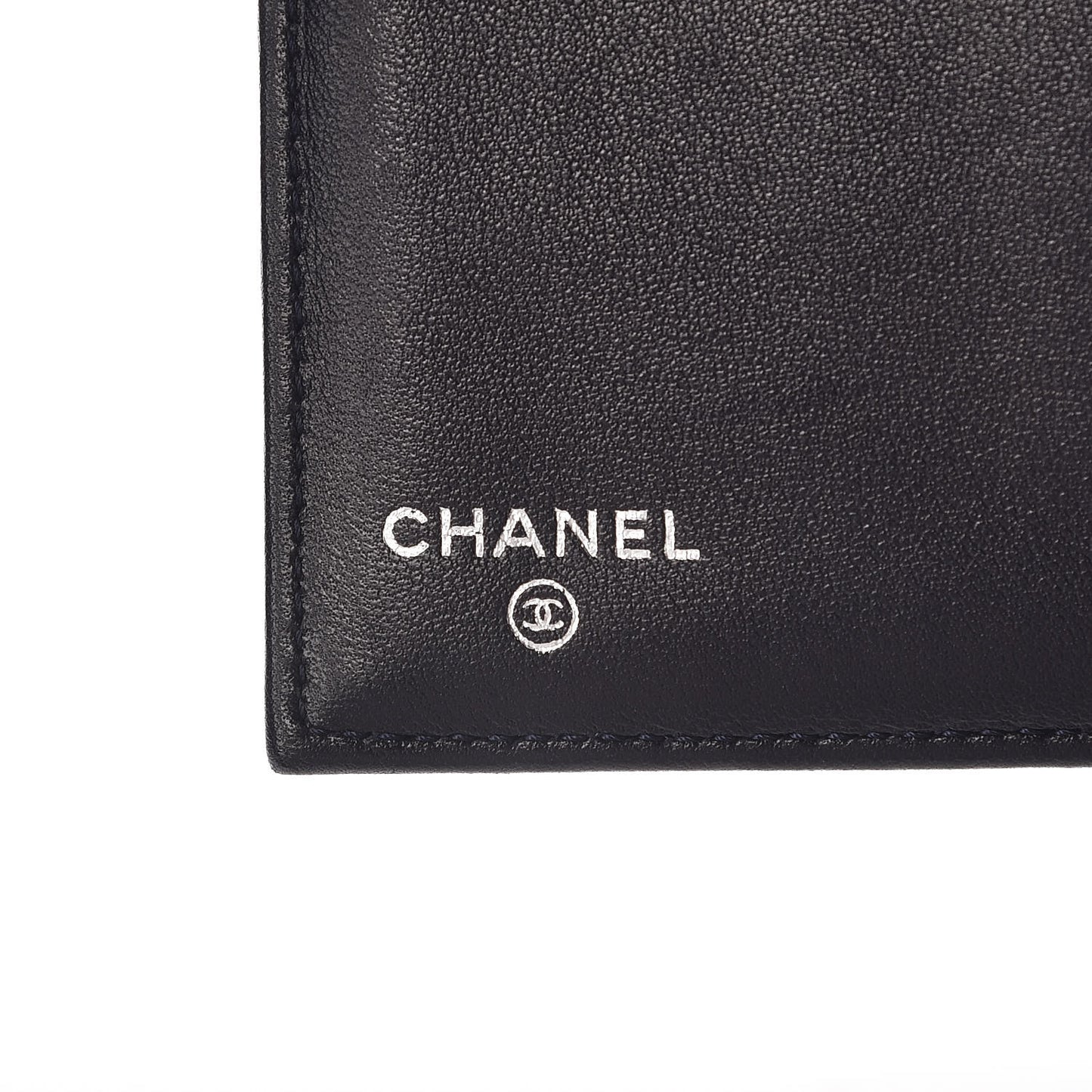 Lambskin Quilted Large Flap Wallet Navy