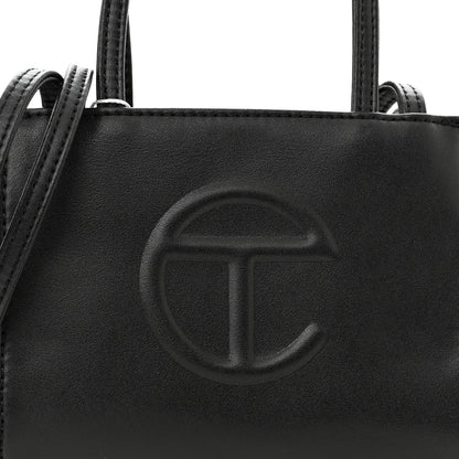 Telfar Vegan Leather Small Shopping Bag Black 8 of 10