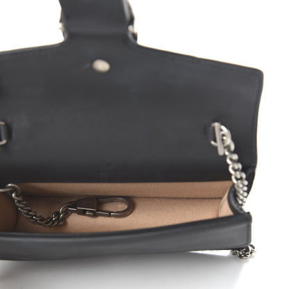 Gucci Suede Super Mini Dionysus Shoulder Bag Black 4 of 10