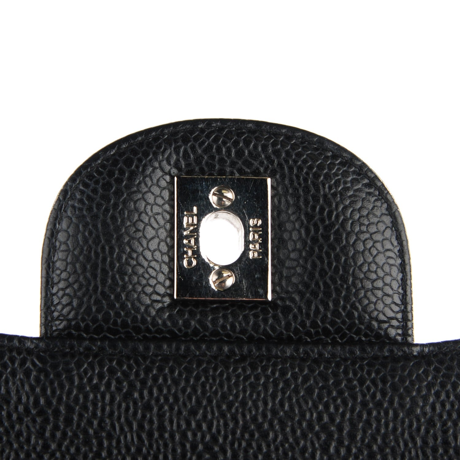 Chanel Caviar Quilted Jumbo Single Flap Black 6 of 8