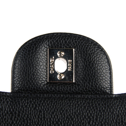 Chanel Caviar Quilted Jumbo Single Flap Black 6 of 8