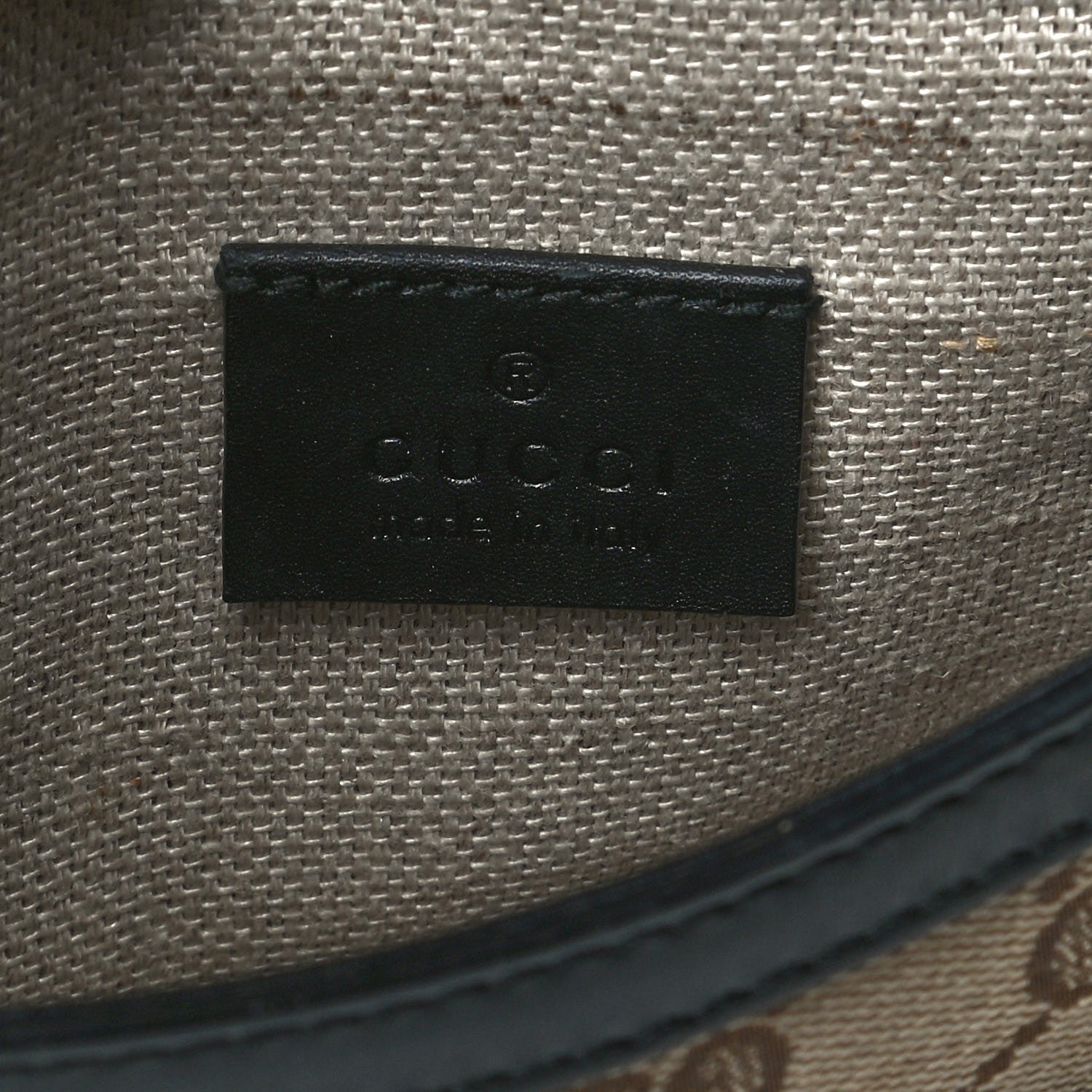 Gucci Monogram Small Lady Web Shoulder Bag Beige Black 5 of 12