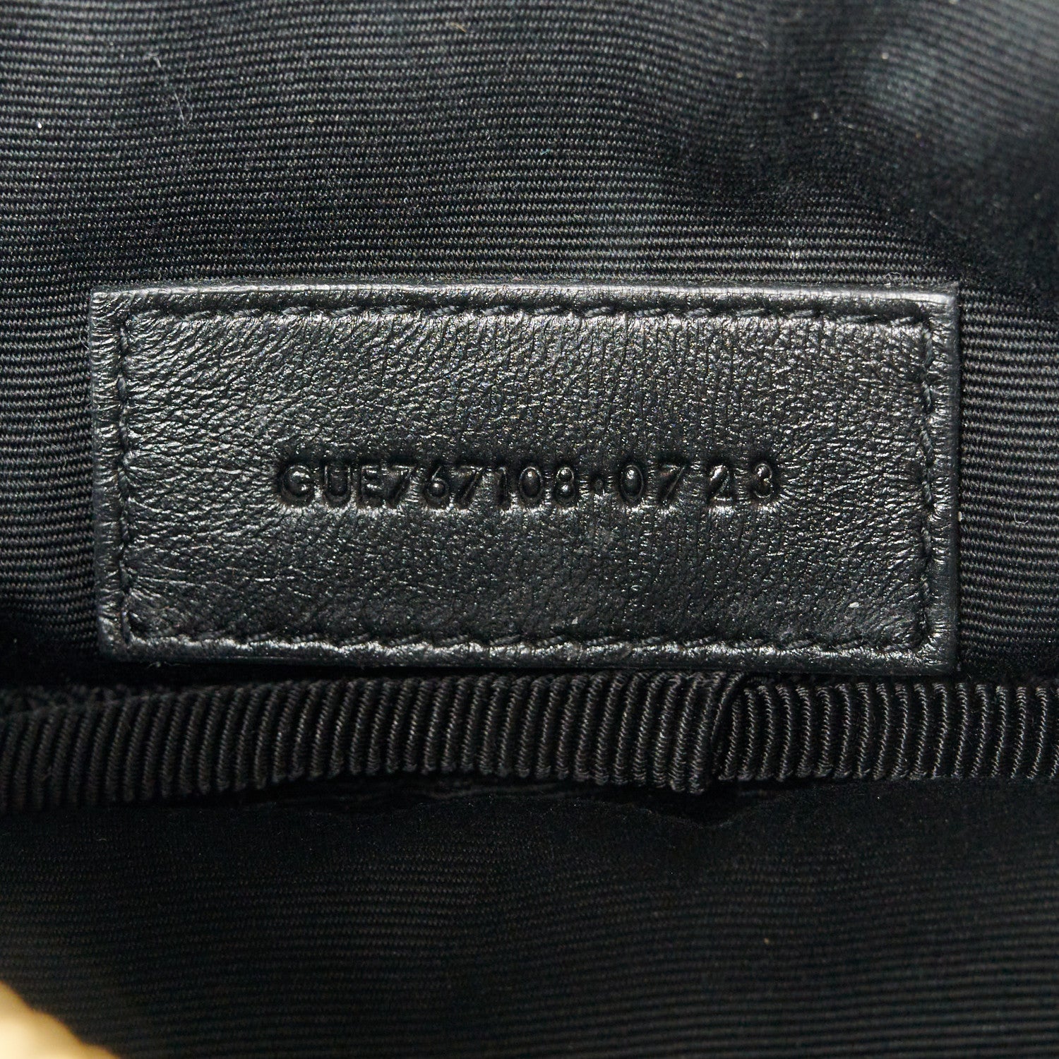 Saint Laurent Lambskin Calypso Cosmetic Case Black 7 of 8