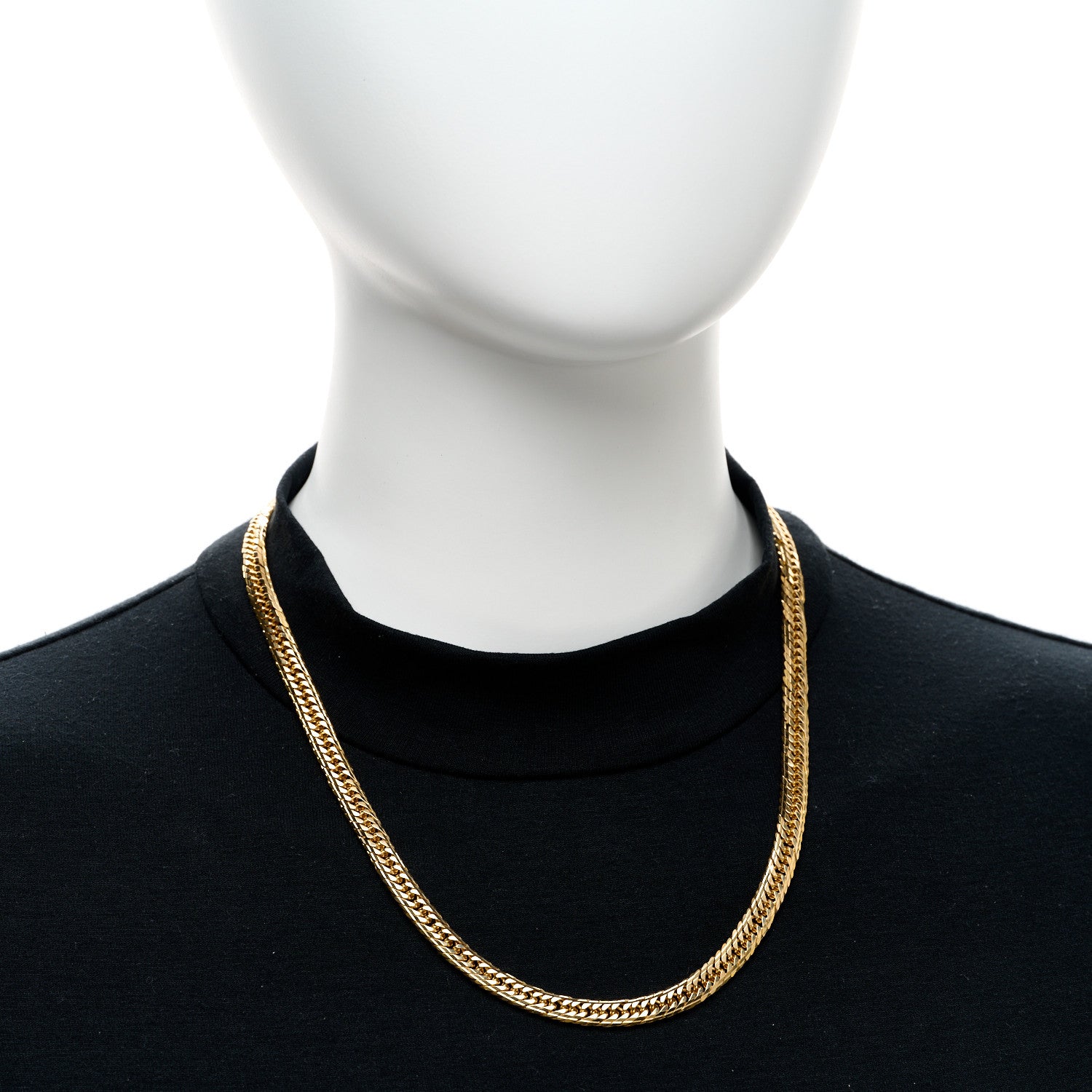 Parker & West by FASHIONPHILE 18K Yellow Gold Curb Chain Necklace 19.75 2 of 6