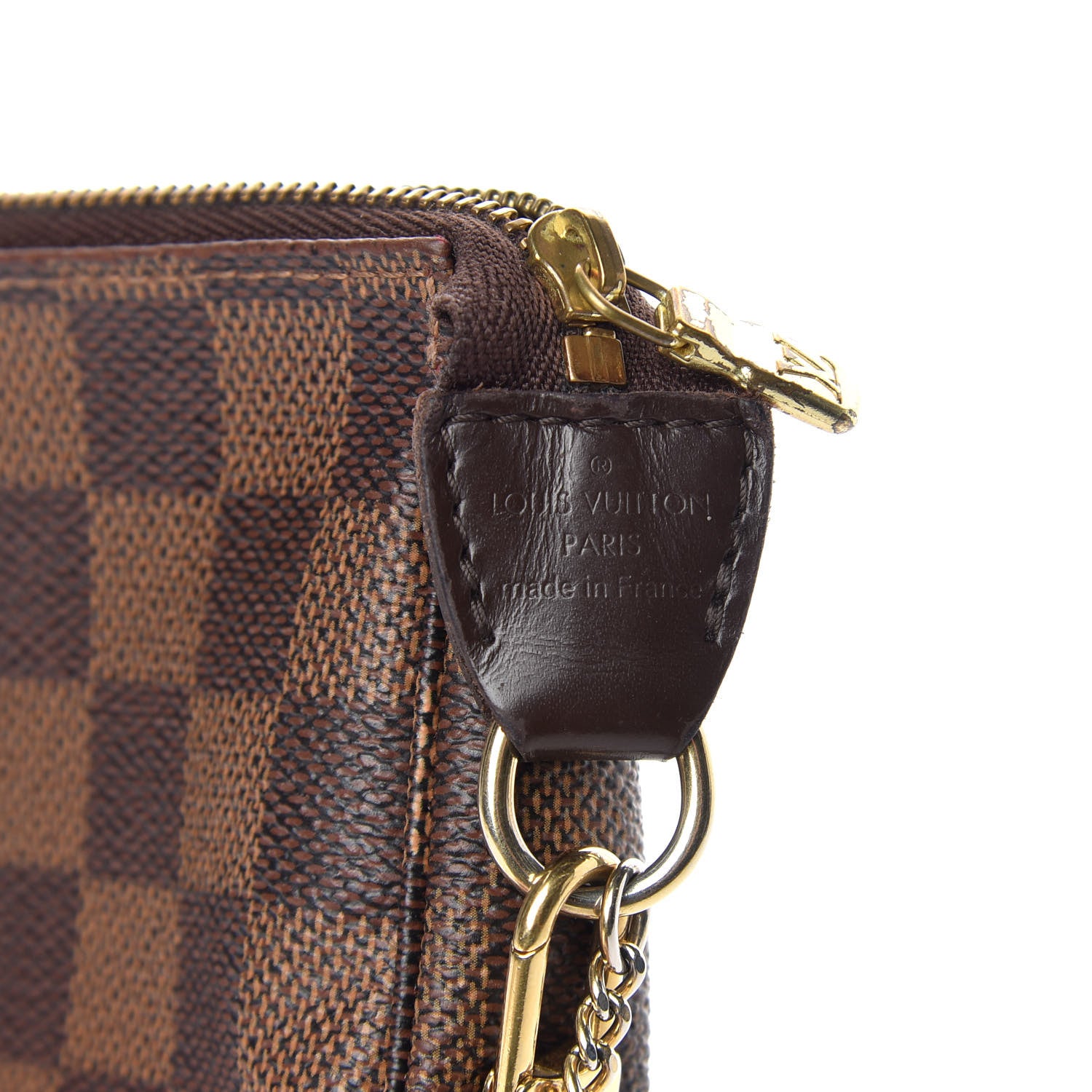 Louis Vuitton Damier Ebene Mini Pochette Accessories 7 of 11