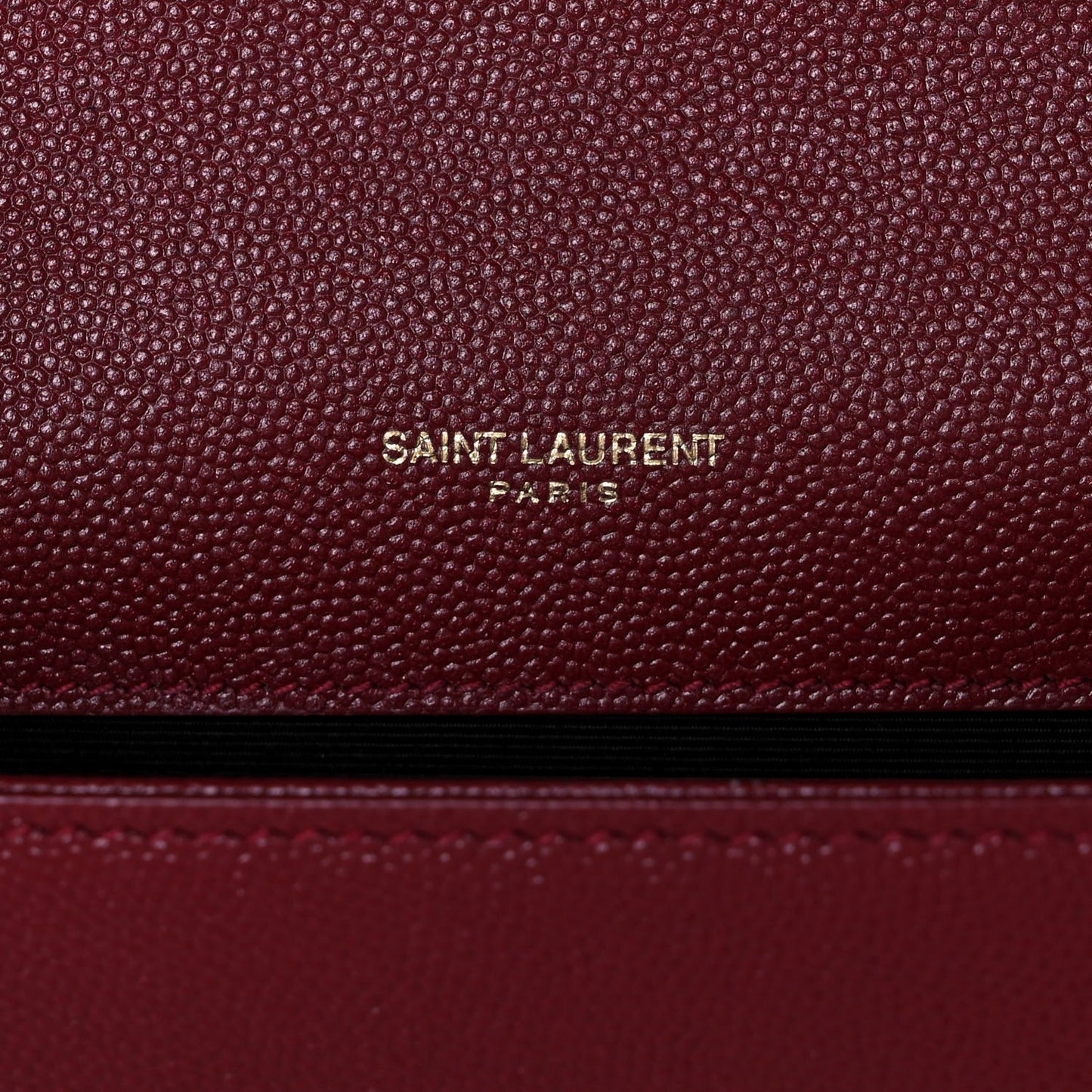 Grain De Poudre Small Monogram Kate Satchel Rouge Eros