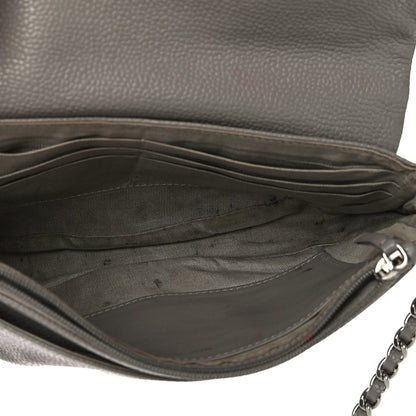 Chanel Caviar Half Moon Wallet On Chain WOC Grey 5 of 16